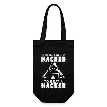 Ethical Hacker Cybersecurity Expertise - Gift Bag for Bottles - black - Front