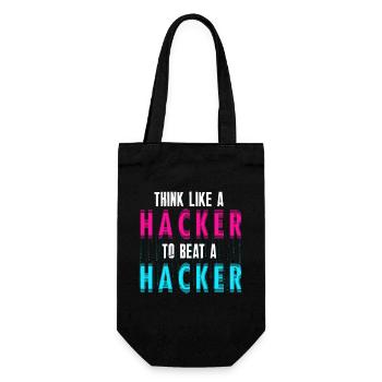 Ethical Hacker Cybersecurity Expertise - Gift Bag for Bottles - black - Front
