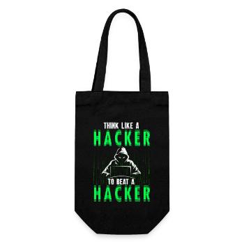Ethical Hacker Cybersecurity Expertise - Gift Bag for Bottles - black - Front