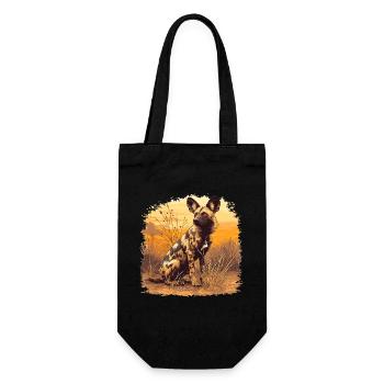 Wild Dogs Wild Dog - Gift Bag for Bottles - black - Front