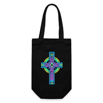 Croix Croix Crucifix - Sac à bouteille - noir - Devant