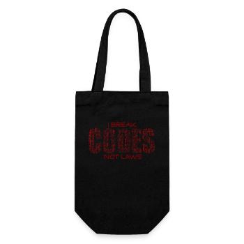 Ethical Hacker Cybersecurity Expertise - Gift Bag for Bottles - black - Front