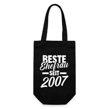 Meilleure épouse de la Saint-Valentin depuis 2007 - Sac à bouteille - noir - Devant