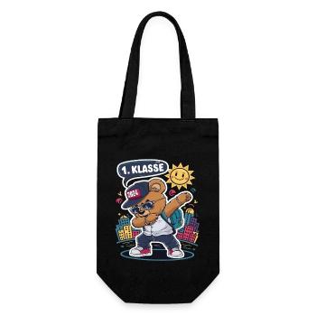 1st Grade Teddy Bear School 2024 - Gift Bag for Bottles - black - Front