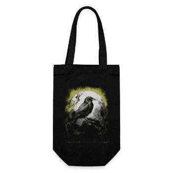Halloween Raven Occult Spiritual Crow Crows - Gift Bag for Bottles - black - Front
