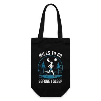 Ultra Running Ultramarathon Runner Marathoner - Geschenkbeutel für Flaschen - Schwarz - Vorne
