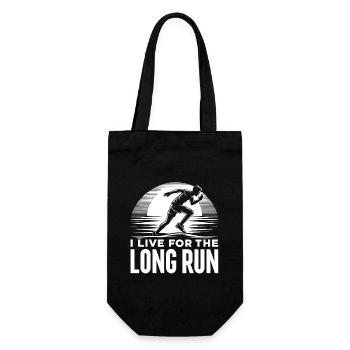Ultra Running Ultramarathon Runner Marathoner - Geschenkbeutel für Flaschen - Schwarz - Vorne