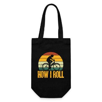 Electric Bike Cycling Biker E-Bike - Gift Bag for Bottles - black - Front