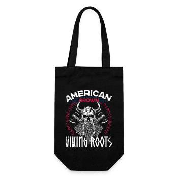 Proud American Norse Viking - Gift Bag for Bottles - black - Front