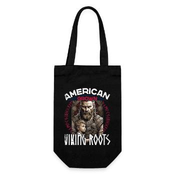 De fières racines nordiques vikings américaines - Sac à bouteille - noir - Devant