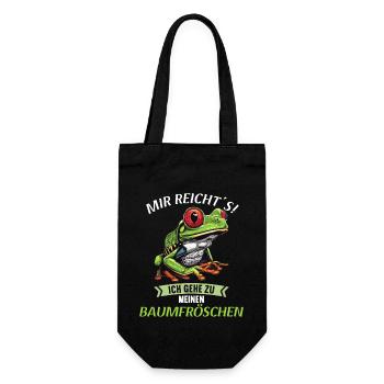 Tree Frog Baumfrösche Baumfrosch - Gift Bag for Bottles - black - Front