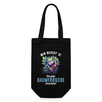 Tree Frog Baumfrösche Baumfrosch - Gift Bag for Bottles - black - Front