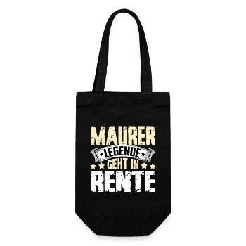 Maurer legend retires - Gift Bag for Bottles - black - Front