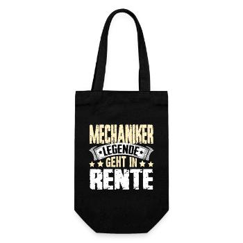 Mechanic legend retires - Gift Bag for Bottles - black - Front