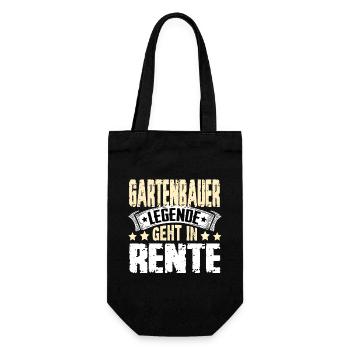 Horticulturist legend retires - Gift Bag for Bottles - black - Front