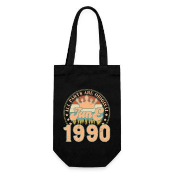 Juin 1990. Cadeau d’anniversaire juin 1990. June - Sac à bouteille - noir - Devant