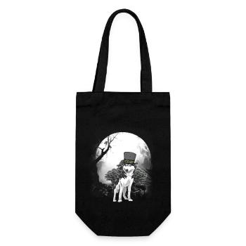 Wehrwolf Wolf Wolves Halloween Medieval Dog - Gift Bag for Bottles - black - Front