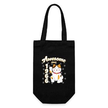 1966 Anniversaire Génial depuis Cat Maneki neko - Sac à bouteille - noir - Devant