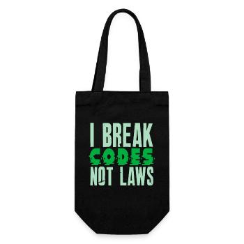Ethical Hacker Cybersecurity Expertise - Gift Bag for Bottles - black - Front