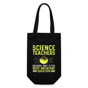Naturwissenschaftliches Lehramt Lehramt Biologie Chemie P - Geschenkbeutel für Flaschen - Schwarz - Vorne