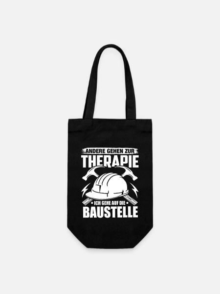 Handwerk Handwerker Handwerker Humor Baustelle - Geschenkbeutel für Flaschen - Schwarz