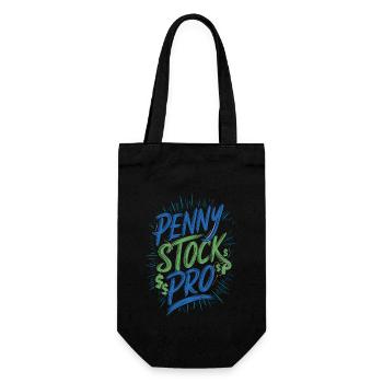Stock market traders, forex traders, investor trading - Gift Bag for Bottles - black - Front