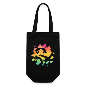 Capoeira - Gift Bag for Bottles - black - Front