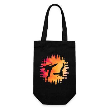 Capoeira - Gift Bag for Bottles - black - Front