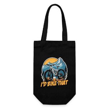 Cycliste Je ferais du vélo que le vélo de montagne aime le vélo - Sac à bouteille - noir - Devant