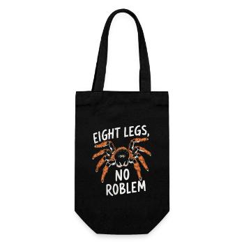 Pet Spider, Tarantula, Spider Lover - Gift Bag for Bottles - black - Front
