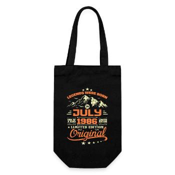 July 1986 Birthday Gift July 1986 - Gift Bag for Bottles - black - Front