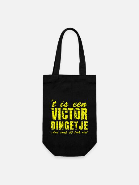 Personalisierte Geschenke für Victor - Geschenkbeutel für Flaschen - Schwarz