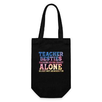 Les meilleurs amis des enseignants parce qu’ils deviennent fous - Sac à bouteille - noir - Devant