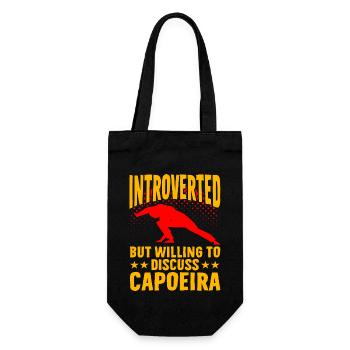 Introverti mais prêt à discuter de Capoeira - Sac à bouteille - noir - Devant