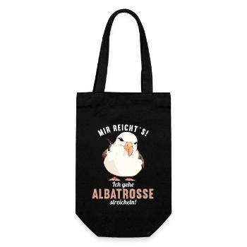 Albatross Albatrosse Albatros - Gift Bag for Bottles - black - Front