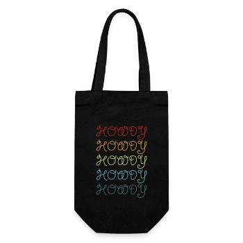 Western Country Texas Cowboyhut - Geschenkbeutel für Flaschen - Schwarz - Vorne