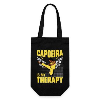 La capoeira est ma thérapie - Sac à bouteille - noir - Devant