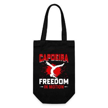 Capoeira freedom in motion - Gift Bag for Bottles - black - Front