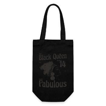This Black Queen Makes 14 Looks Fabulous - 14th - Gift Bag for Bottles - black - Front