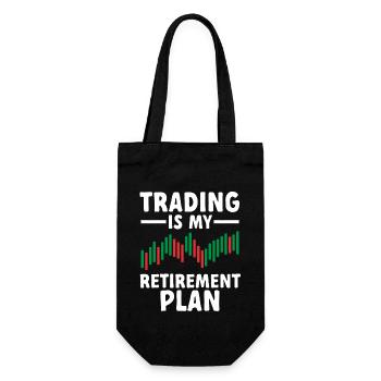 Trading Crypto Stock Market Investor Day Trader - Gift Bag for Bottles - black - Front