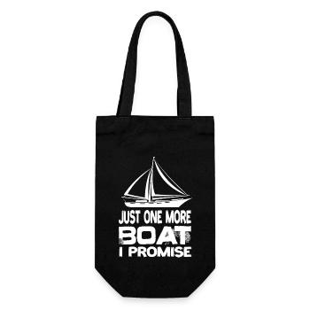 Juste un bateau de plus que je promets voilier - Sac à bouteille - noir - Devant