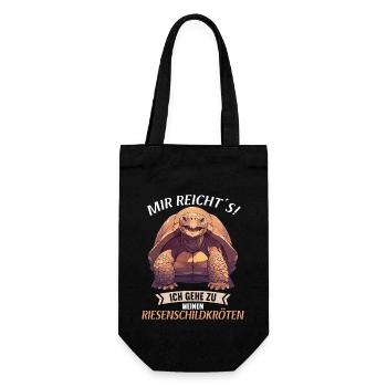 Giant tortoises Giant tortoise - Gift Bag for Bottles - black - Front