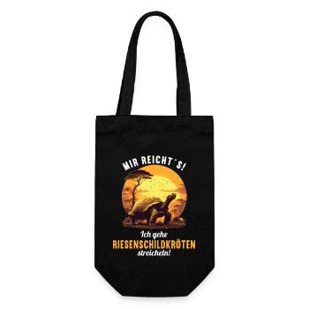 Giant tortoises Giant tortoise - Gift Bag for Bottles - black - Front