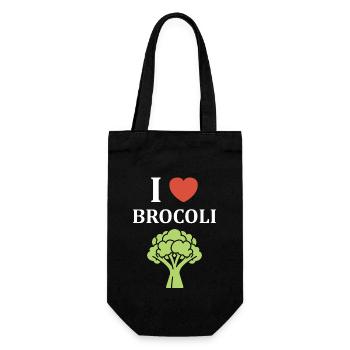 humour brocoli - Sac à bouteille - noir - Devant