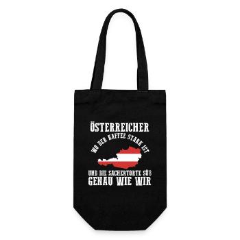 Austrians Austria - Gift Bag for Bottles - black - Front