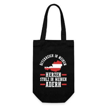 Austrians Austria - Gift Bag for Bottles - black - Front