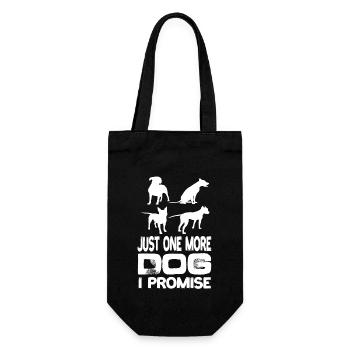 Juste un chien de plus que je promets aux chiens Chien de compagnie - Sac à bouteille - noir - Devant