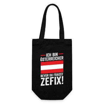 Austrians Austria - Gift Bag for Bottles - black - Front