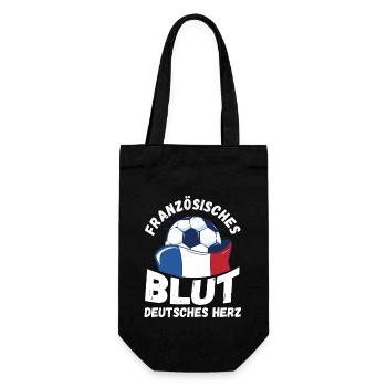 French French France - Gift Bag for Bottles - black - Front