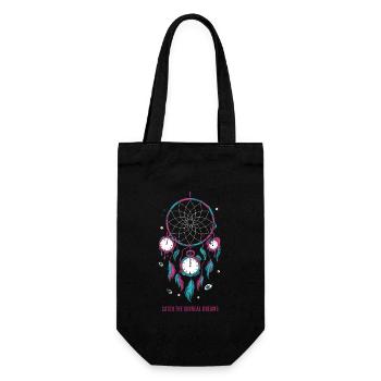 Dream Catcher Bohemian Spiritual Dreamcatcher - Gift Bag for Bottles - black - Front